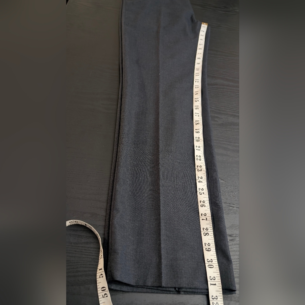 NWT Banana Republic Pants 32x32 Navy Stripe Tailored Fit Dress Trousers Office - Picture 8 of 11
